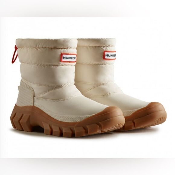 Hunter Women's Intrepid Insulated Short Snow Boots NWT - Picture 1 of 8